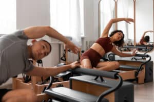 Reformer Pilates machine UK studio
